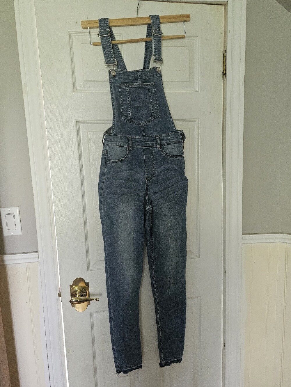 H&M Women's Denim Overalls - Medium Blue Wash